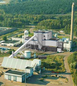 Karlstad Energis biobränsleeldade kraftvärmeverk Hedenverket